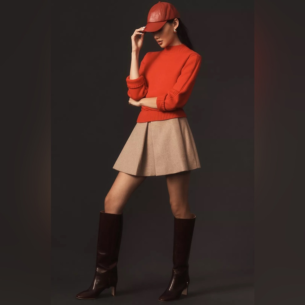 MARE MARE TWOFER MOCK-NECK SWEATER Dress